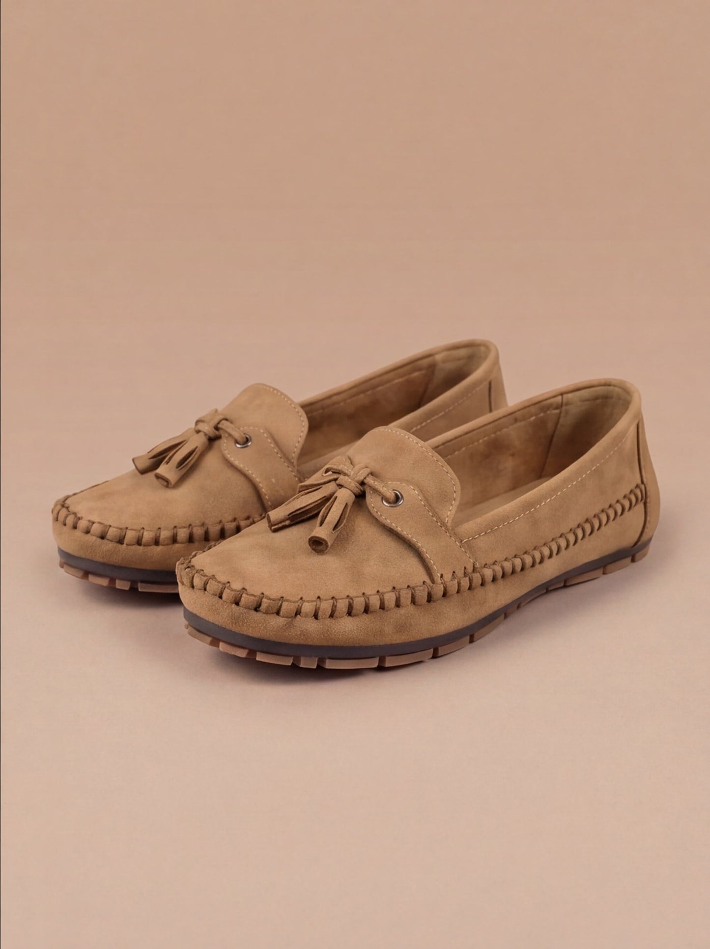 Julia - Boho Comfort Loafers Dames met Kwastjes en Flexibele Zool