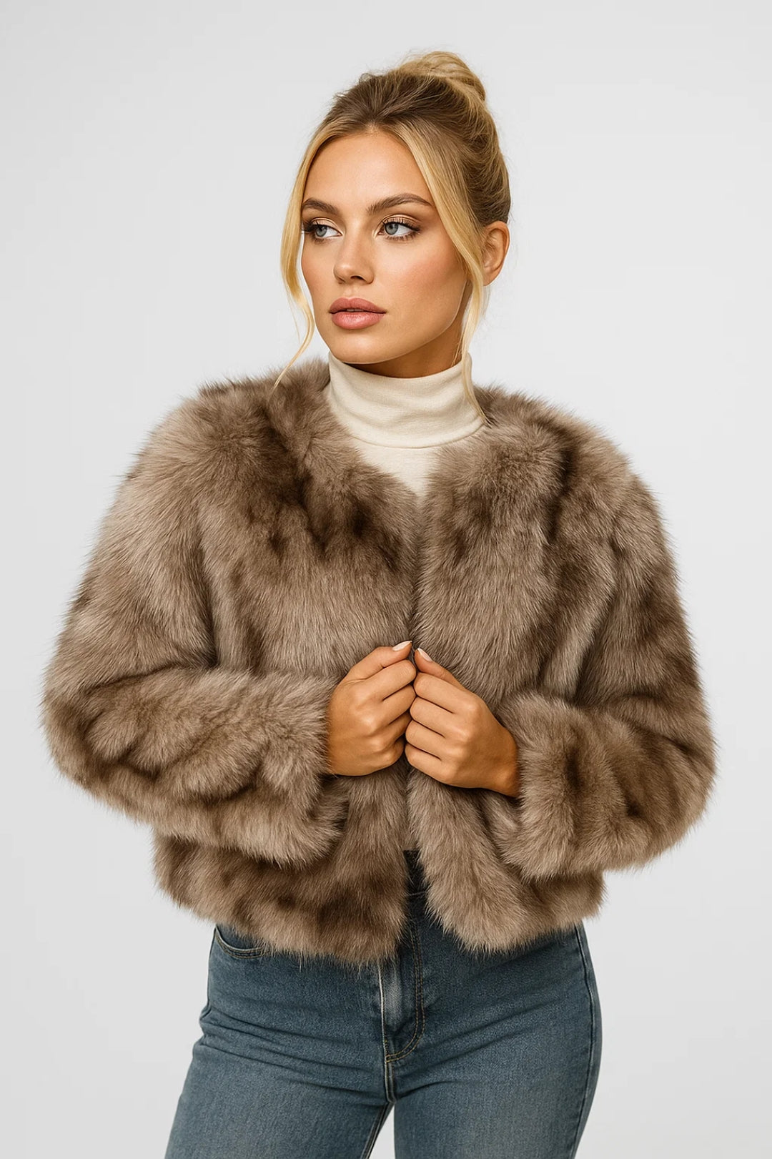 Bontjas Dames | Warm Design | Elegant Silhouet | Winter | Comfortabele Pasvorm | Ideaal voor Dagelijks Gebruik