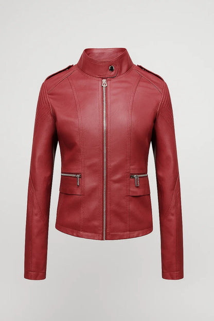 Kort Damesjack | Getailleerd Design met Ritsdetails | Tijdloos en Elegant