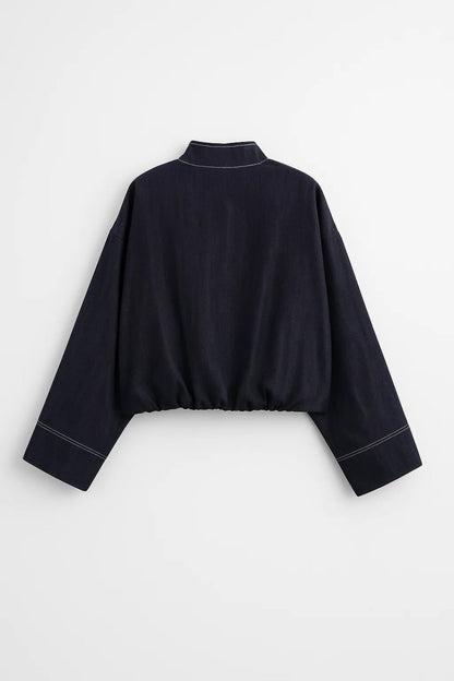 Kort Damesjack met Rits | Minimalistisch Design | Casual en Tijdloos