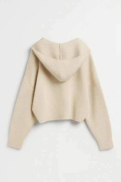 Kort Gebreid Vest | Diepe V-Hals met Kraag | Moderne Comfy Look
