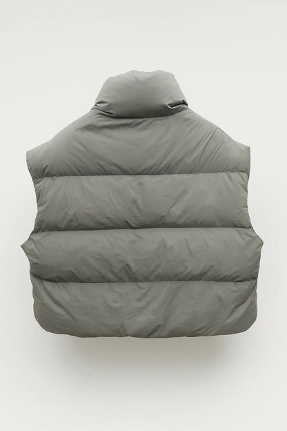 Korte Bodywarmer Dames | Gewatteerd en Mouwloos | Casual Tussenlaag
