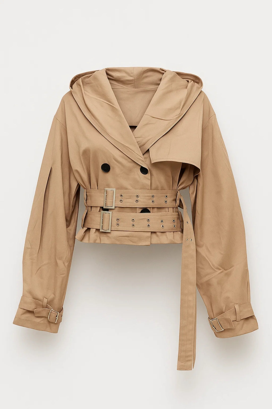 Jas Dames | Kort Model | Double-Breasted | All-Season | Comfortabele pasvorm | Geschikt voor dagelijks gebruik