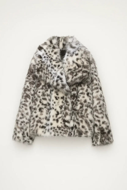 Korte Damesjas | Faux Fur Look | Statement Stijl voor Koude Dagen