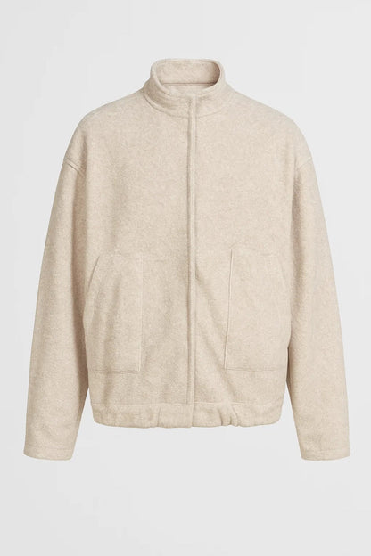 Korte Damesjas | Minimalistisch Design met Opstaande Kraag | Warm en Casual