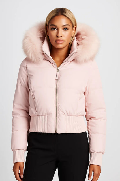 Bomberjas Dames | Gewatteerd | Met Capuchon | Winter | Comfortabele pasvorm | Ideaal voor koude dagen