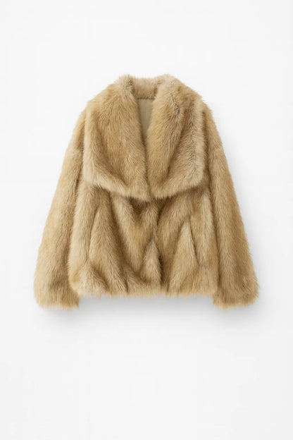 Jas Dames | Kort Model | Oversized Reverskraag | Winter | Comfortabele pasvorm | Ideaal voor koude dagen