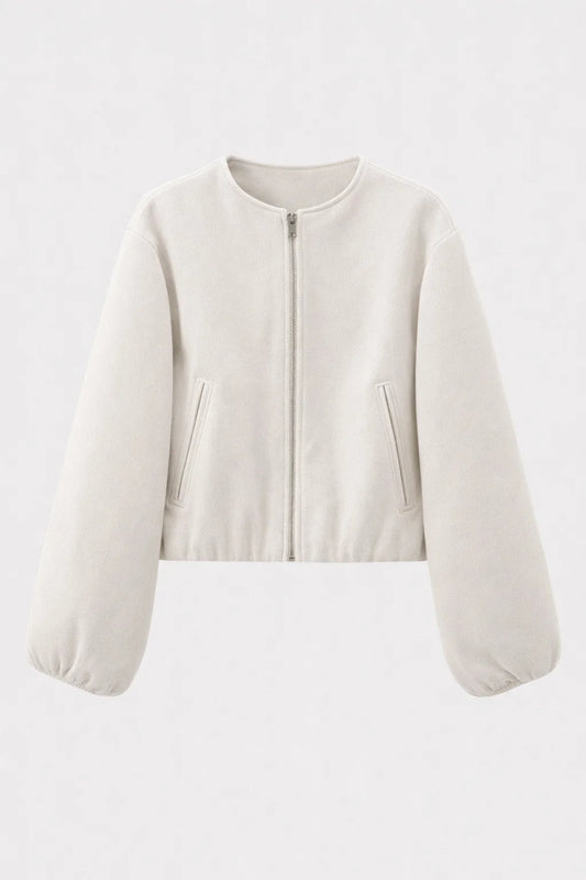 Korte Jas Dames - Oversized Zip Model | Casual Stijl