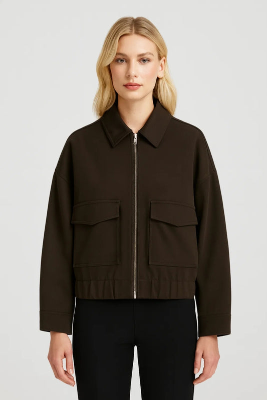 Jas Dames | Kort Model | Minimalistisch | All-Season | Comfortabele pasvorm | Geschikt voor dagelijks gebruik