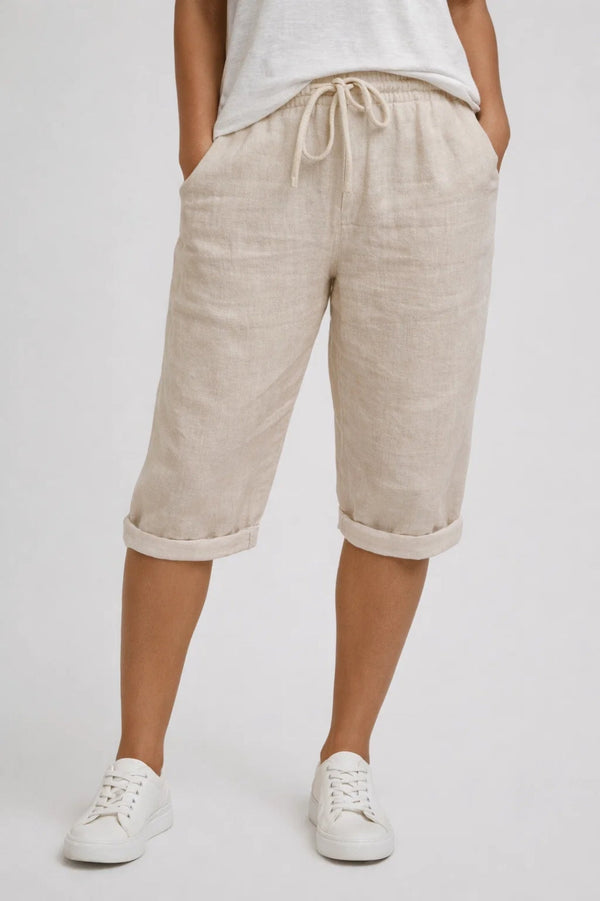 Korte Broek Dames - Wijde Pasvorm met Elastische Taille | Zomer