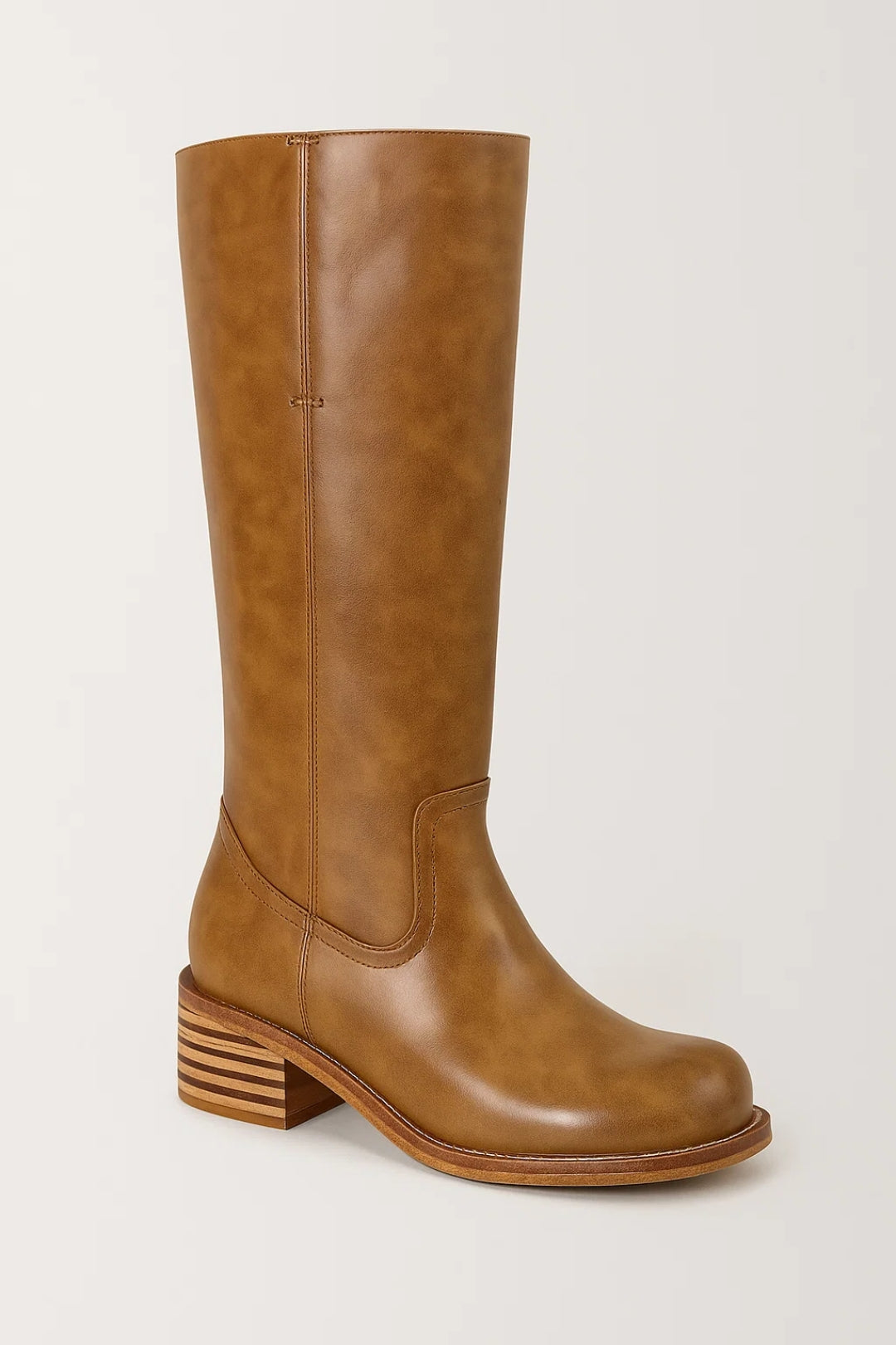 Laarzen met Lage Hak | Rechte Schacht | Tijdloos en Comfortabel