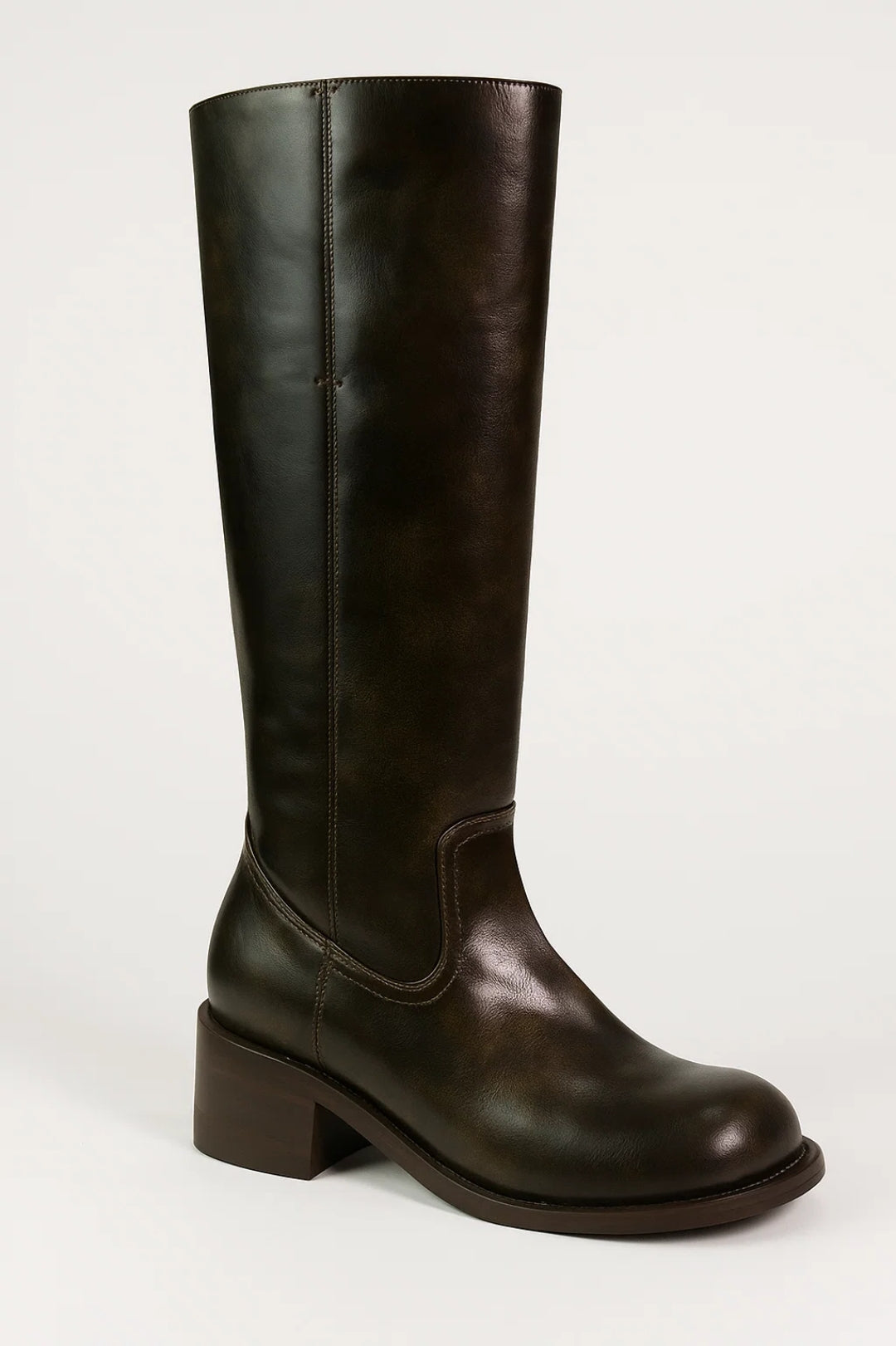 Laarzen met Lage Hak | Rechte Schacht | Tijdloos en Comfortabel