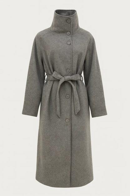 Lange Jas Dames | Minimalistisch | Met Riemsluiting | All-Season | Comfortabele pasvorm | Geschikt voor dagelijks gebruik