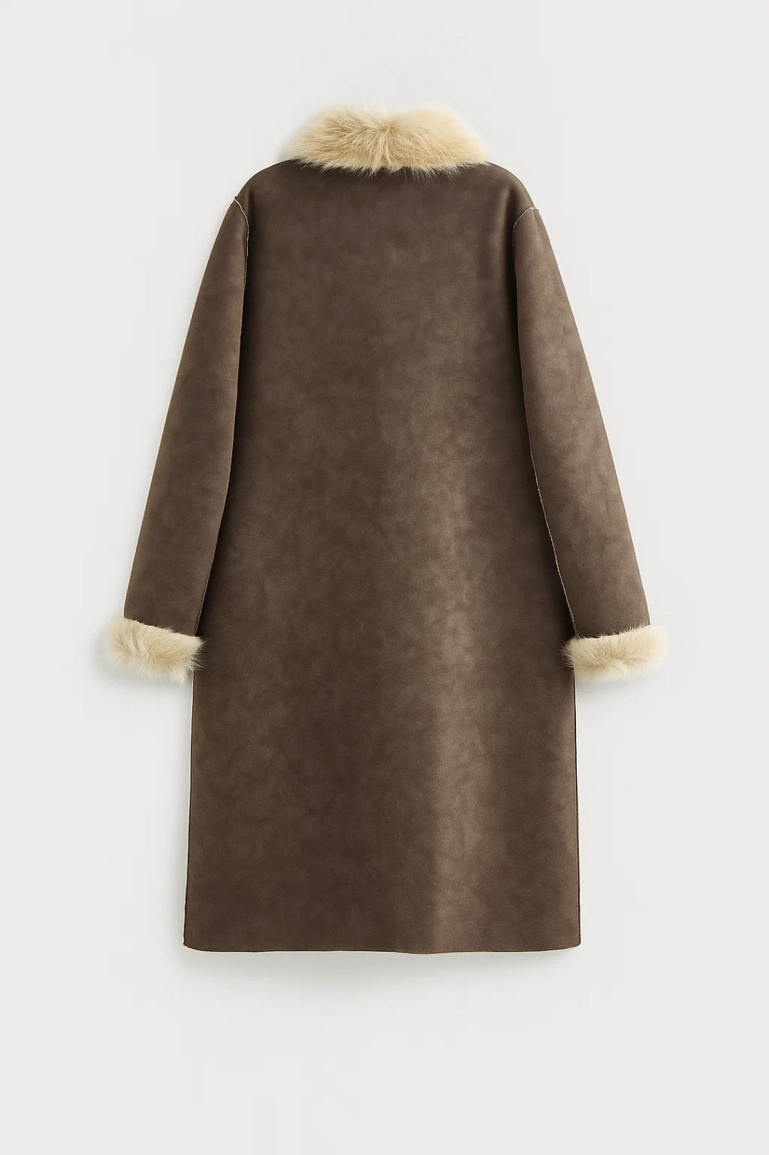 Lange Damesjas | Relaxed Fit met Faux Fur Kraag | Warme Keuze voor Koude Dagen