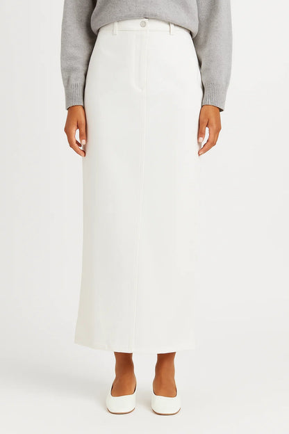 Maxi Rok Dames - Rechte Pencil Snit met Hoge Taille | Elegant Chique
