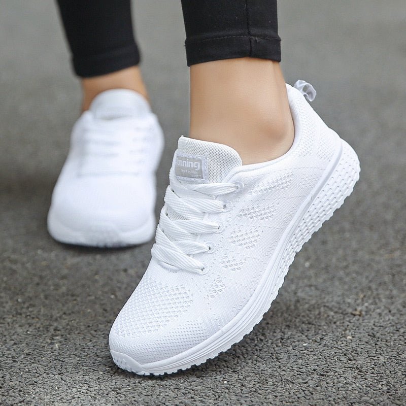 Lara - Casual Orthopedische Sneakers Dames met Veters en Ademende Bovenkant