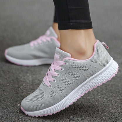 Lara - Casual Orthopedische Sneakers Dames met Veters en Ademende Bovenkant