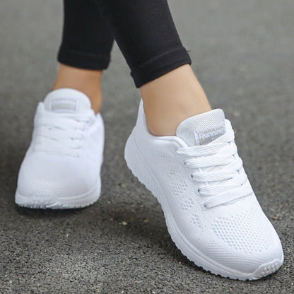 Lara - Casual Orthopedische Sneakers Dames met Veters en Ademende Bovenkant