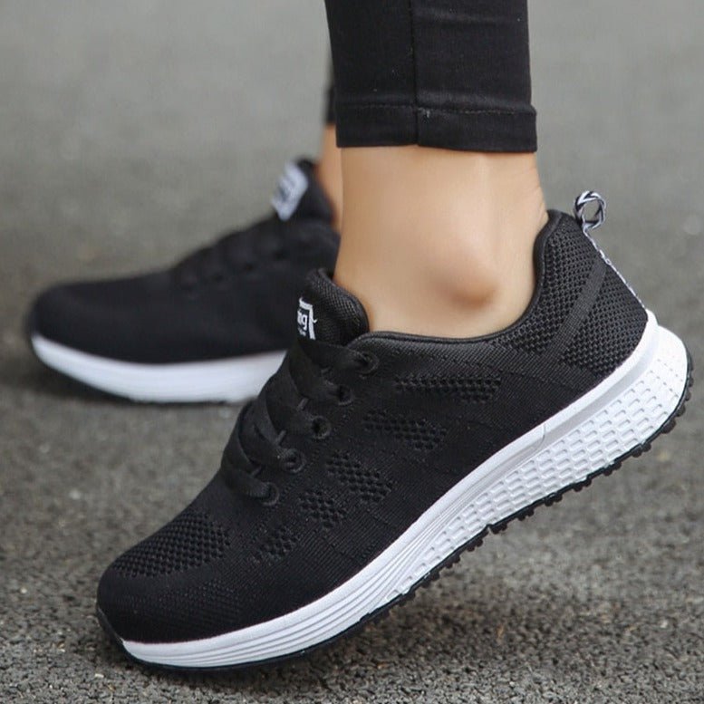 Lara - Casual Orthopedische Sneakers Dames met Veters en Ademende Bovenkant