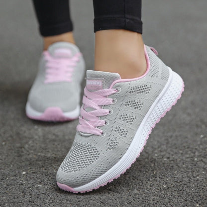 Lara - Casual Orthopedische Sneakers Dames met Veters en Ademende Bovenkant