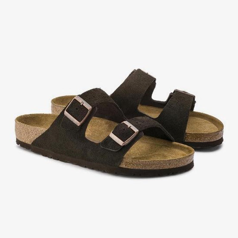 Britt - Orthopedische Sandalen Dames met Dubbele Gesp en Kurkvoetbed