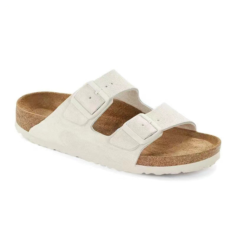 Britt - Orthopedische Sandalen Dames met Dubbele Gesp en Kurkvoetbed