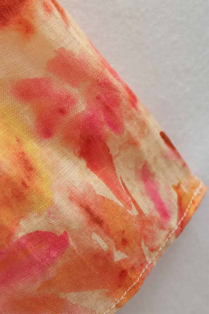 Lieke - Boho Bruiloft Gastenjurk Dames met Bloemenprint en Ruffle Schouderbandjes