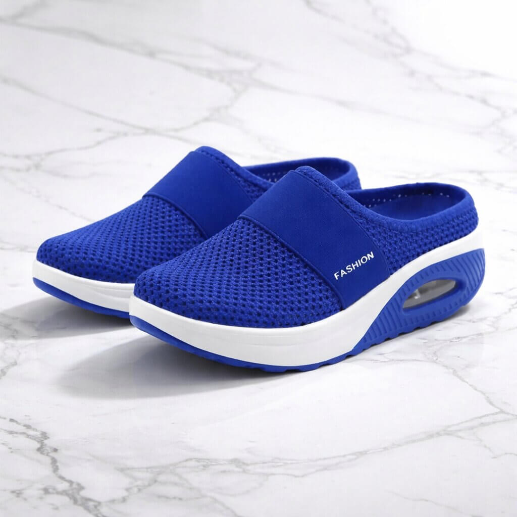 Lieke - Casual Comfort Instappers Dames met Ergonomische Luchtzool en Brede Pasvorm