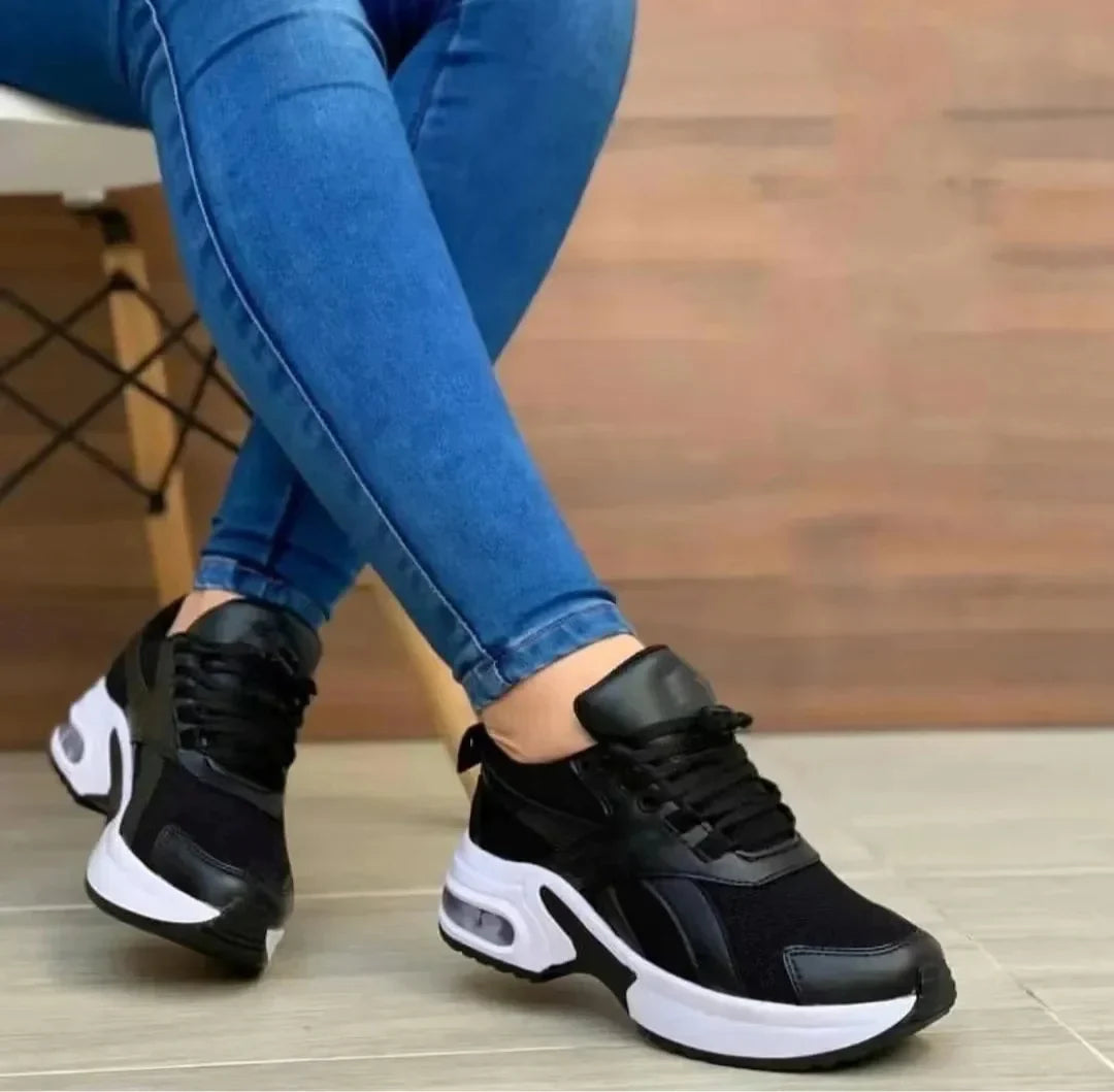 Lieke - Casual Orthopedische Sneakers Dames met Extra Demping en Veters