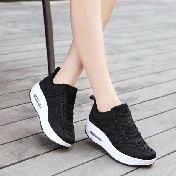 Lieke - Moderne Orthopedische Sneakers Dames met Plateauzool en Luchtkussen