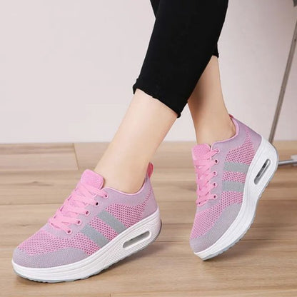 Lieke - Moderne Orthopedische Sneakers Dames met Plateauzool en Luchtkussen