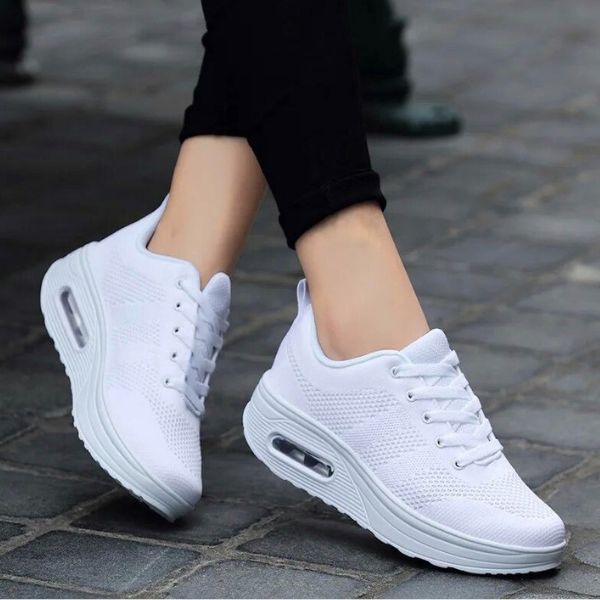 Lieke - Moderne Orthopedische Sneakers Dames met Plateauzool en Luchtkussen