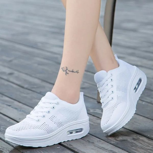 Lieke - Moderne Orthopedische Sneakers Dames met Plateauzool en Luchtkussen