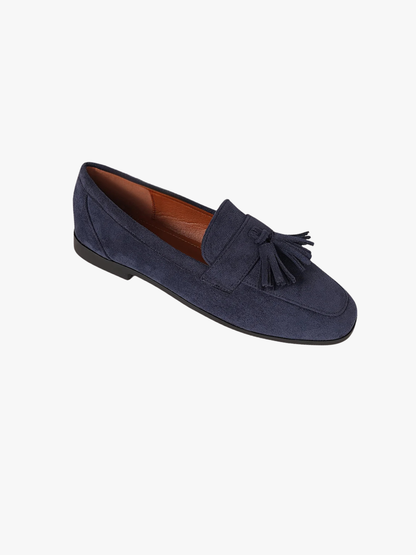 Lieke - Stijlvolle Comfort Instappers Dames met Kwastjes en Lage Hak