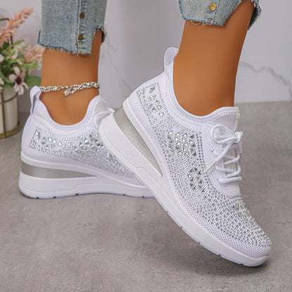 Lieke - Orthopedische Dames Sneakers voor de Herfst met Sleehak