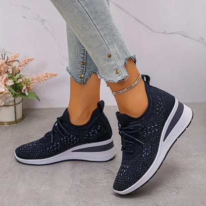 Lieke - Orthopedische Dames Sneakers voor de Herfst met Sleehak