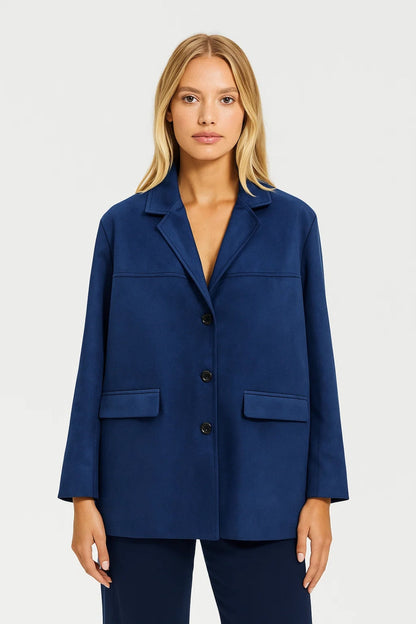 Losvallend Damesjasje | Minimalistisch Design met Knopen | Modern en Veelzijdig