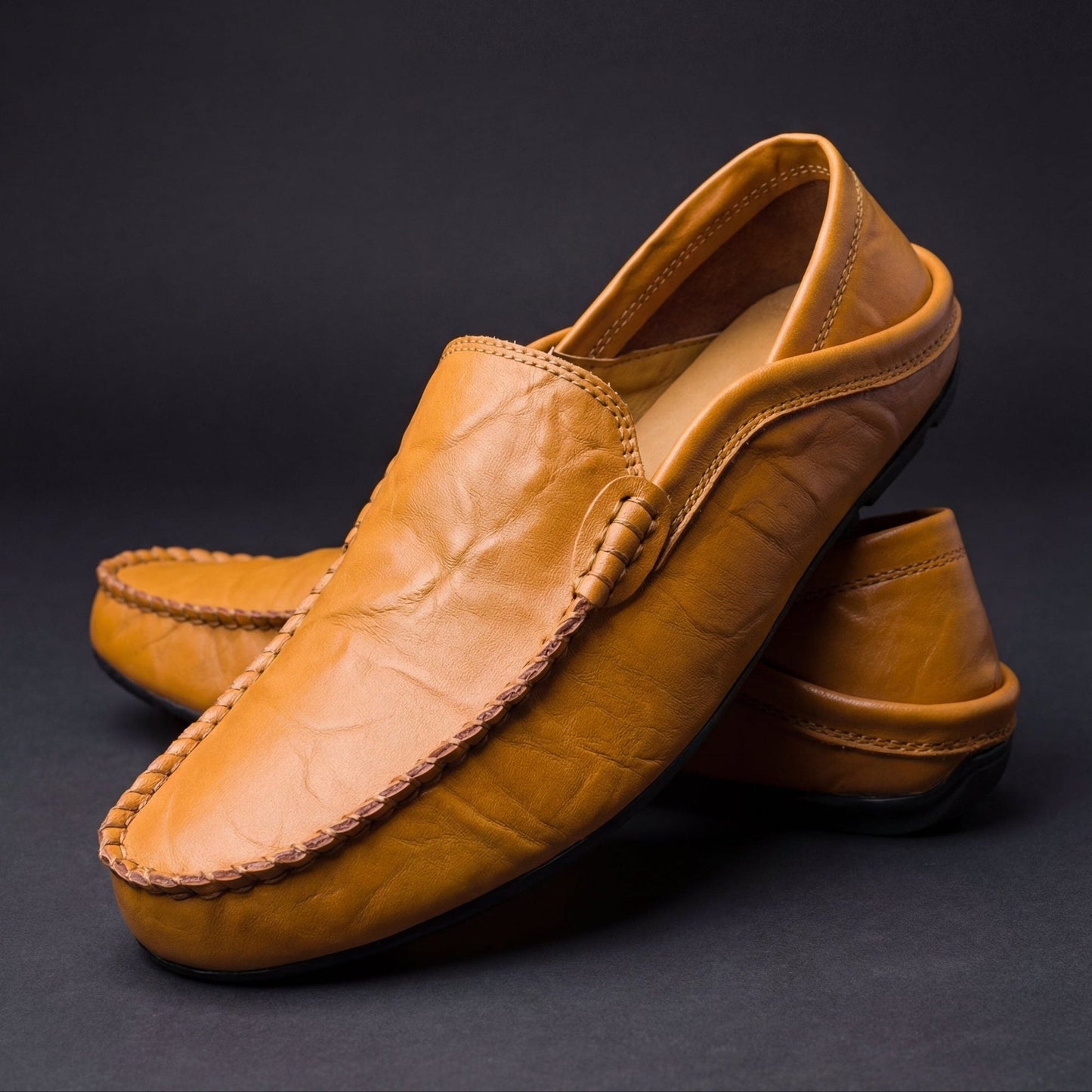 Lucas - Casual Comfort Loafers Heren met Flexibele Rijzool en Soepele Pasvorm