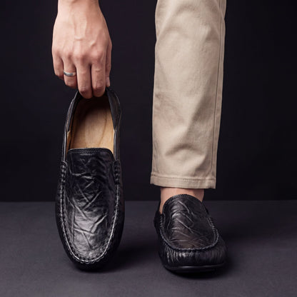 Lucas - Casual Comfort Loafers Heren met Flexibele Rijzool en Soepele Pasvorm