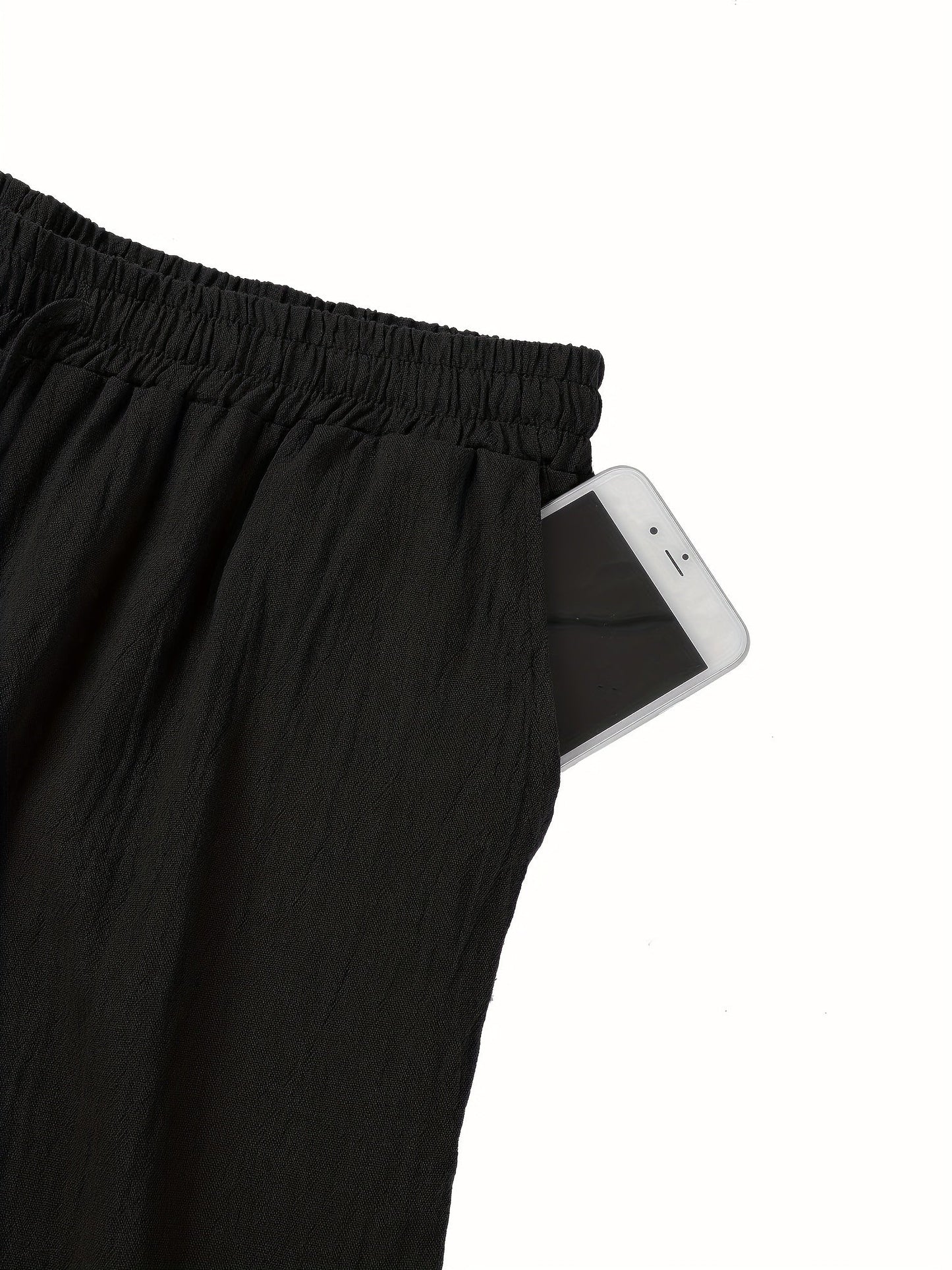 Luuk - Stoere Linnen Broek Heren met Wide Leg en Elastische Taille