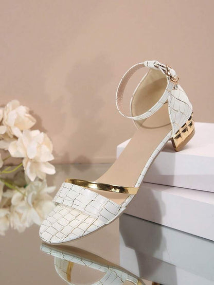 Lynn - Elegante Comfort Pumps Dames met Enkelbandje en Blokhak