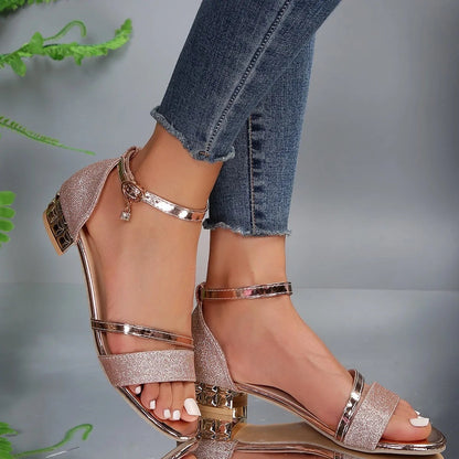 Lynn - Elegante Comfort Pumps Dames met Enkelbandje en Blokhak