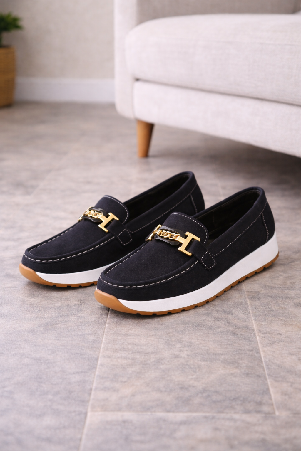 Maud - Casual Comfort Loafers Dames met Gespdetail en Flexibele Zool
