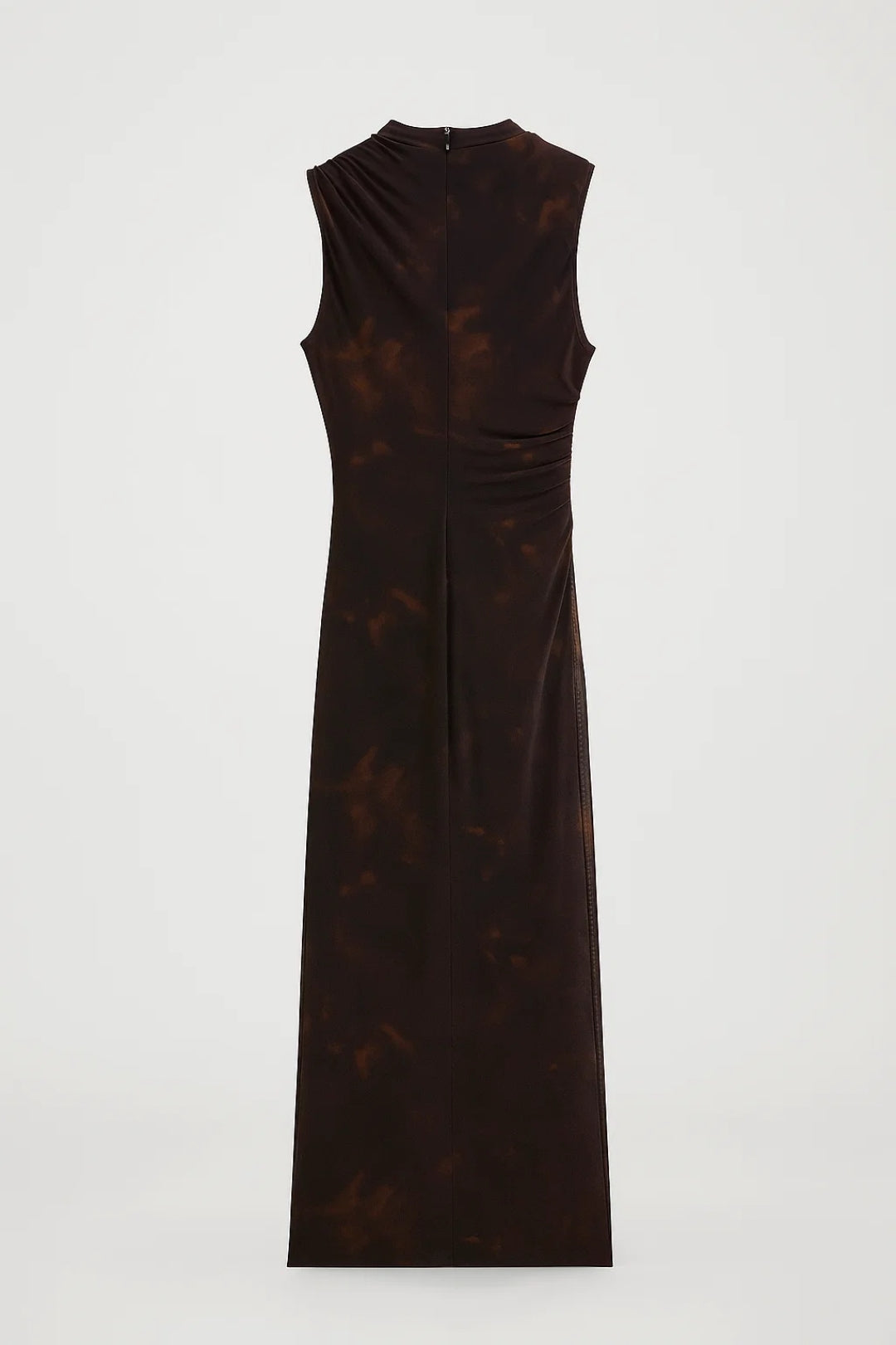 Midi Jurk | Mouwloos Model met Plooidetail | Elegant en Tijdloos