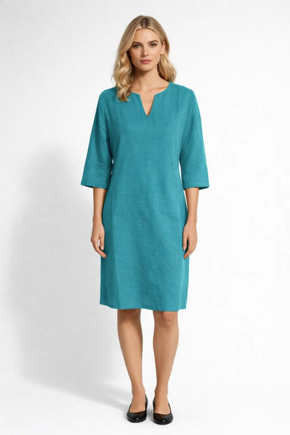 Midi jurk dames | Casual & Comfortabel | Rechte pasvorm | Zomer