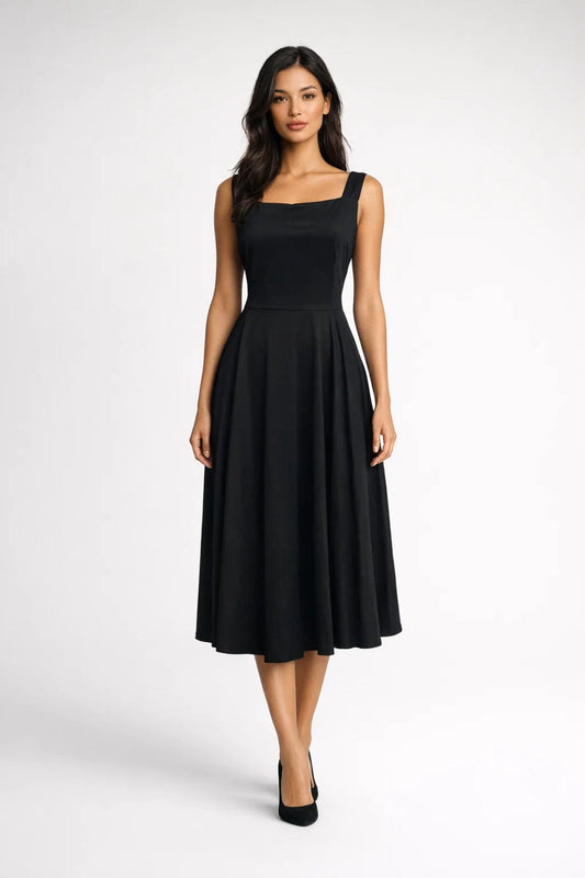 Midi jurk dames | Klassiek & Comfortabel | A-lijn | All season