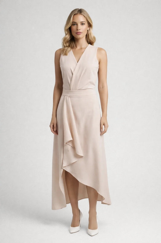 Midi jurk dames | Modern & Comfortabel | Met overslag | Zomer