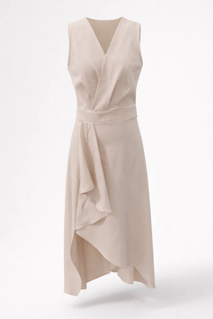 Midi jurk dames | Modern & Comfortabel | Met overslag | Zomer