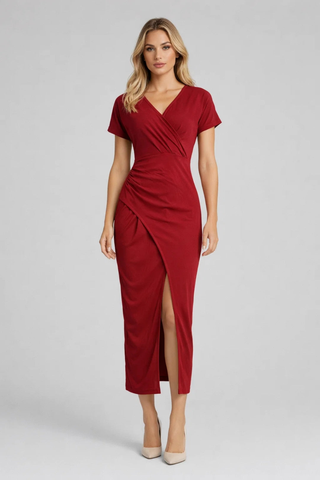 Midi jurk dames | Modern & Veelzijdig | Getailleerd silhouet | Zomer