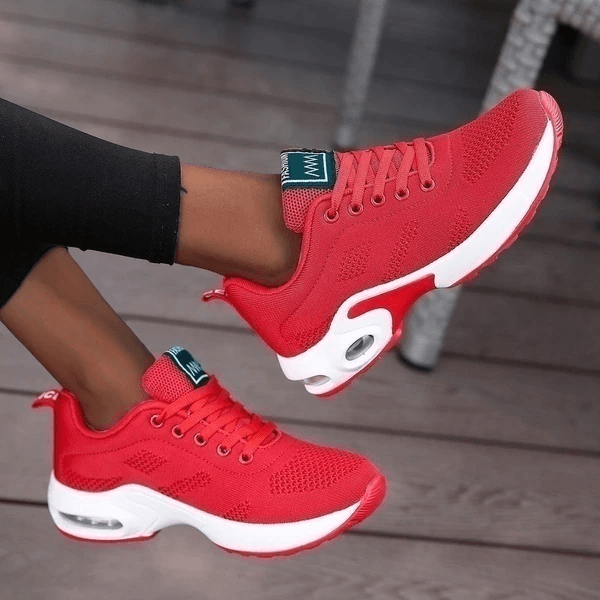 Mila - Moderne Orthopedische Sneakers Dames met Luchtkussen en Veters
